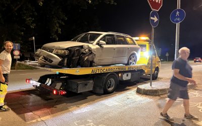 Incidente in via Modena, quattro auto coinvolte