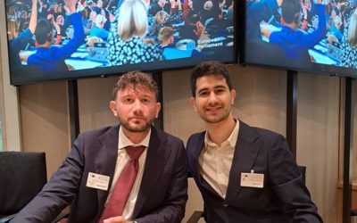 Due giovani Ferraresi a Bruxelles al parlamento europeo