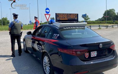 Controlli dei carabinieri a Copparo: tre denunce e patenti ritirate