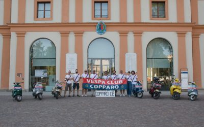 Da Copparo a Roma in Vespa: 500 chilometri per celebrare gli 80 anni del mito