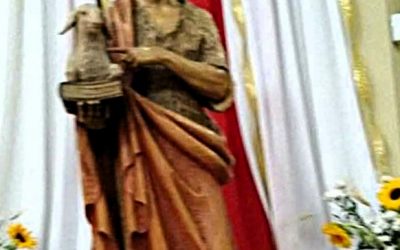 Tamara celebra il patrono della parrocchia