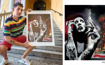 Luciani omaggia Manson atteso in città per il concerto dell’11 luglio