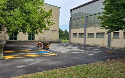 Palazzetto dello sport, terminati i lavori su cortile e parcheggi