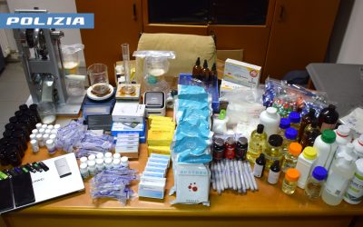Sostanze dopanti e steroidi. La polizia scopre un laboratorio clandestino