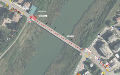 Ponte sul Cavo Napoleonico, da lunedì cambia la viabilità
