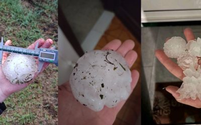 Grandine gigante sul Delta ferrarese: chicchi fino a 9 centimetri, danni ad auto, case e coltivazioni