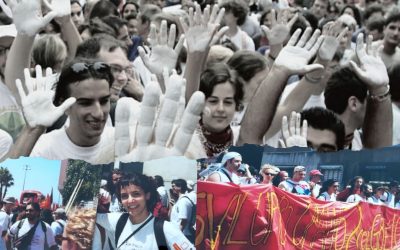 I pullman della Provincia, le mani bianche e i limoni: Ferrara dentro Genova 2001