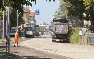 Al via oggi i lavori di ripristino dell’asfalto in via Alighieri, via Bologna e via Leopardi