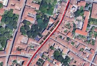 Al via la ripavimentazione di un tratto di via Borgo dei Leoni