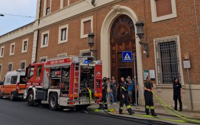 Fumo alla Cittadella San Rocco, principio d’incendio domato