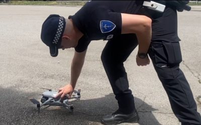 Decolla il drone della Locale: vigilerà su incidenti e grandi eventi