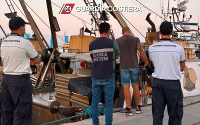 Spoofing dei satelliti per pescare in aree vietate: sequestrati quattro pescherecci a Porto Garibaldi
