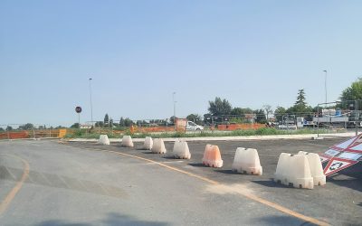 La rotatoria nei pressi dell’impianto di biometano di Villanova apre il 12 agosto in via provvisoria