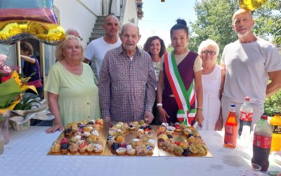 Mezzogoro festeggia i 100 anni di Oscar “Ventino” Bianchi
