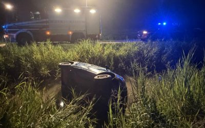 Ruba un’auto e finisce nel canale, arrestato 36enne