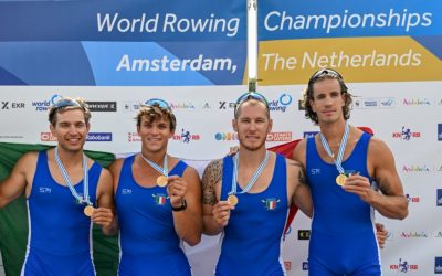 Rambaldi ancora sul tetto del mondo: è oro nel quattro di coppia