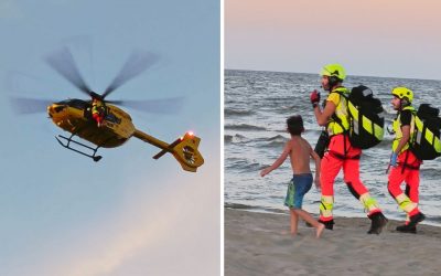 Bambino cade mentre gioca in spiaggia, paura a Lido degli Estensi