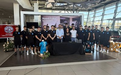 Vernissage per pallamano Ferrara all’autosalone Cavour