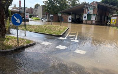 Si rompe una grossa condotta a Cittadella San Rocco, cali di pressione nella zona est