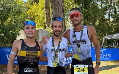 Triathlon, Cus Ferrara sugli scudi all’”Olimpico” di Grado