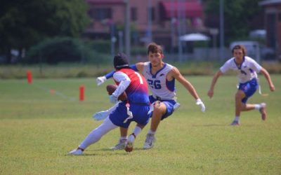 Il flag football riparte da Ferrara: sabato il Wild Card Bowl al Mike Wyatt Field