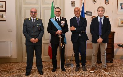 Il Prefetto accoglie il nuoco comandate dei Carabinieri Amato