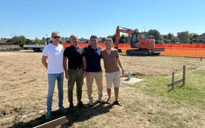 Campo sportivo polivalente a Occhiobello, iniziati i lavori
