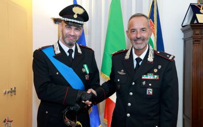 Il Maggiore Tufano cede il comando al Capitano Striano