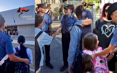 I Carabinieri salutano gli studenti ferraresi: “Buon anno scolastico”