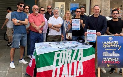 Sanità, stop liste d’attesa. FI scende in piazza