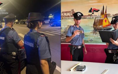 Comacchio, oltre un etto di hashish in auto: arrestata una 42enne