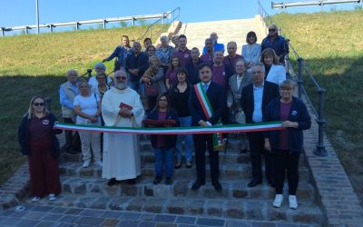 Riqualificata e inagurata l’antica scalinata di Ospitale