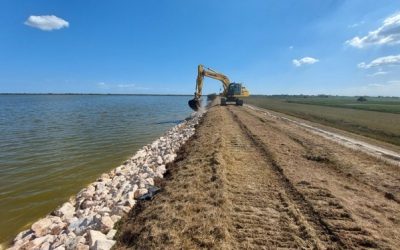 Mezzano, quasi ultimato l’Argine Agosta nel Parco del Delta Po