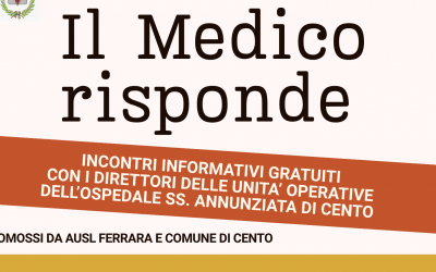 A Cento torna “Il medico risponde”: due incontri gratuiti su oncologia e radiologia