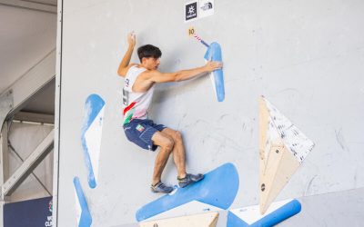 Arrampicata sportiva: grande prestazione di Luca Boldrini