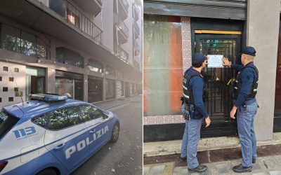Botte agli agenti e disordini, scattano i sigilli al bar di viale IV Novembre