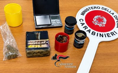 Tre denunce, una multa da 10mila euro e 70g di sostanza stupefacente sequestrati