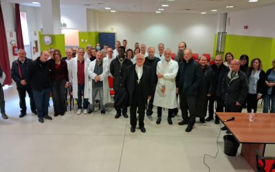 Il vescovo Perego in visita alla Casa della Comunità di Codigoro e all’Ospedale del Delta